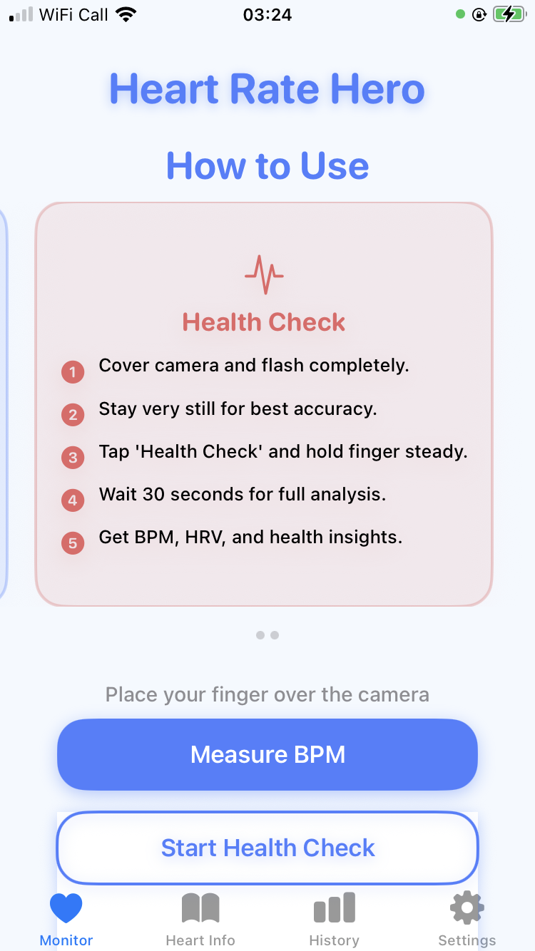 Health Check Instructions