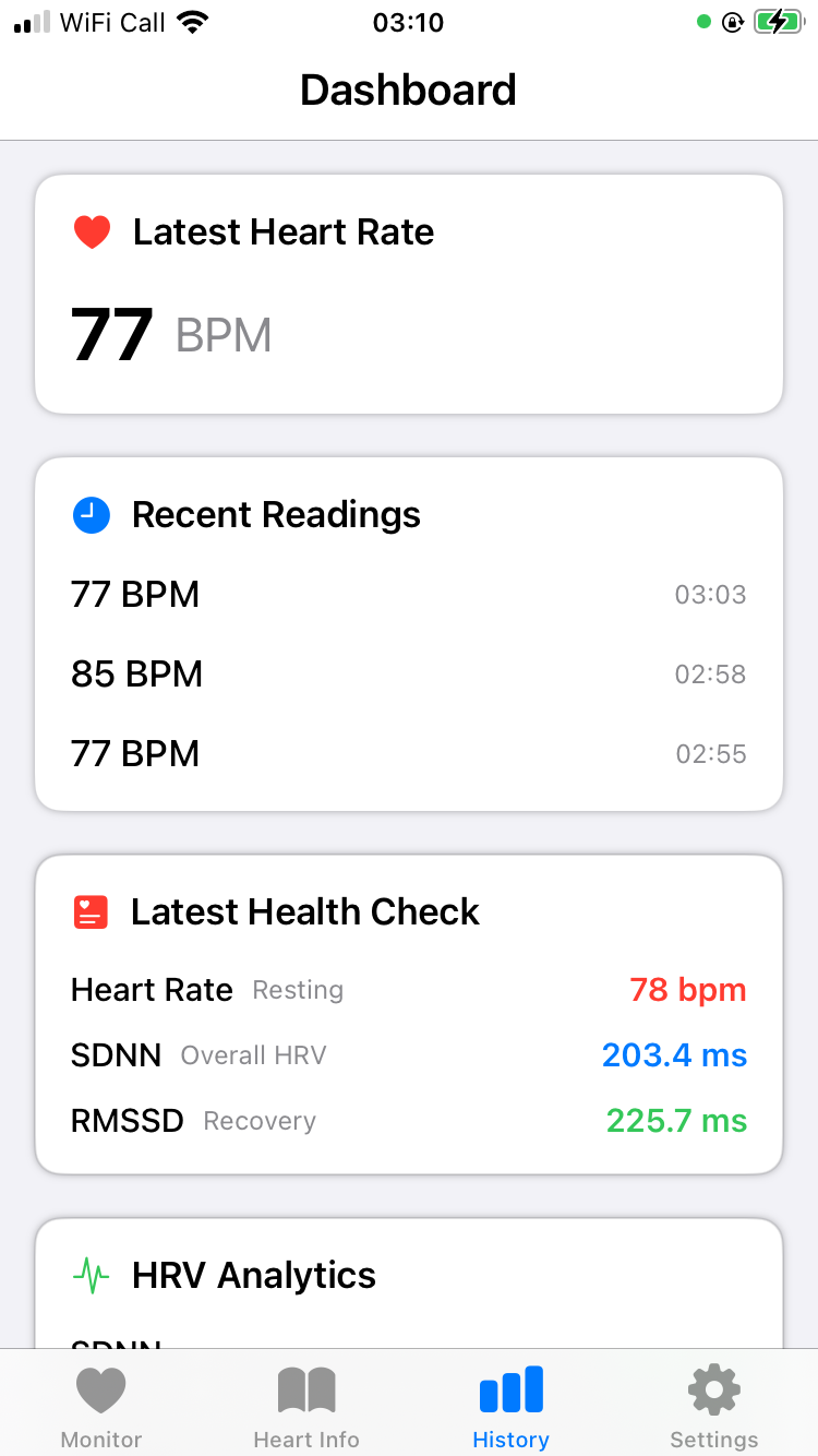 Heart History Dashboard